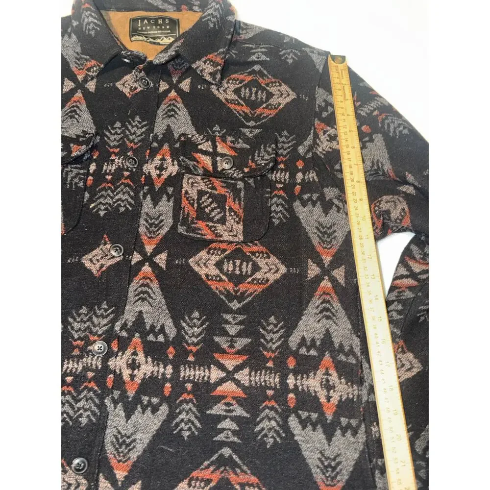 Jachs New York mens Aztec wool blend Sherpe lined jacket
